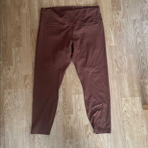 Lululemon Wunder Train High-Rise Tight 25" size 16 espresso